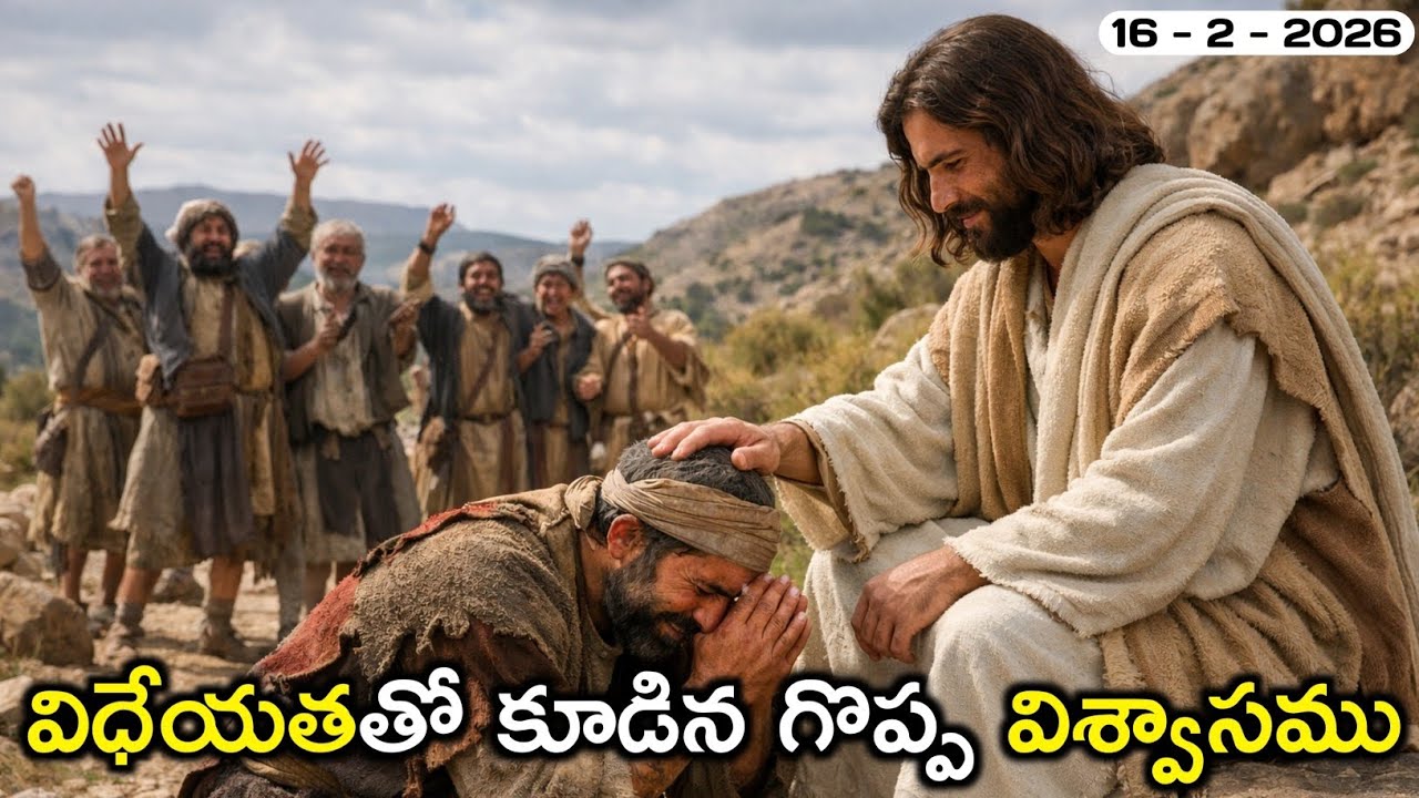 విధేయతతో కూడిన విశ్వాసము | ఆత్మీయ జీవాహారము ✝️ | Morning Scripture 📖 | 16 - 2 - 2026 | 