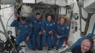 Nasas Spacex Crew 12 Enters Space Station After Docking Videofromspace