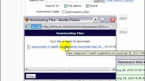 D2L Faculty - Dropbox Zip up attachments and download