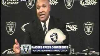 Oakland raiders introduce hue jackson pt 4 of 5