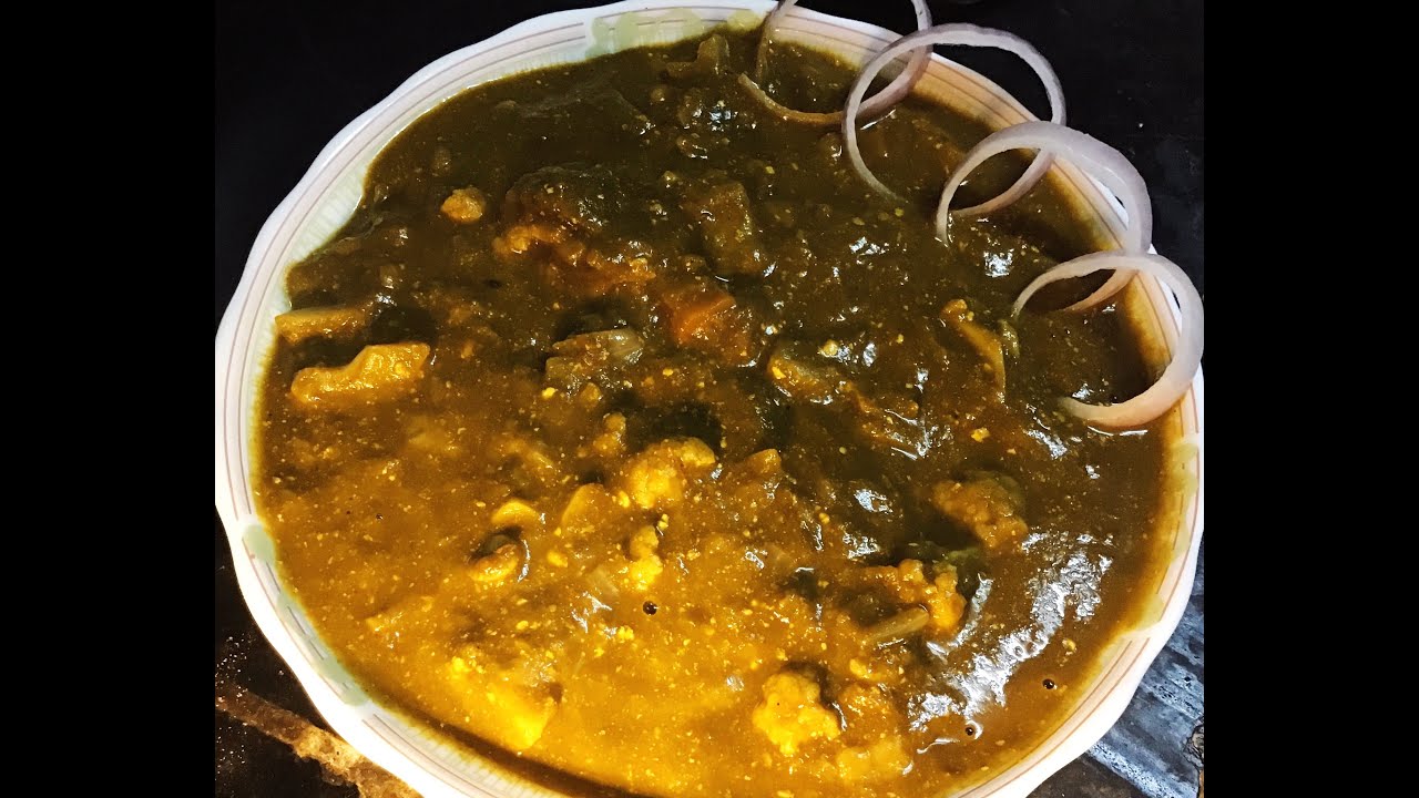 Palak With Veg. Palak Ki Sabji Healthy Tasty Recipe YouTube