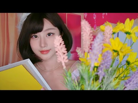 *ASMR* Personalizing you a Flower Crown and Drawing