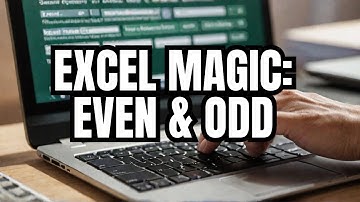 How to Use IsEven and IsOdd Function in MS Excel