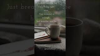 This Moment Is Enough | 30-Second Rainy Day Reset for Anxiety + Overthinking