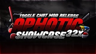 Toggle Chat Mod RELEASE + Aphotic [32x] Pack Showcase! 🔥