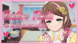 ❤️🔪 Yandere tímida te amarra con cinta 🔪Parte 1 (Roleplay Asmr)[Tierna, susurros, binaural, ][F4M]