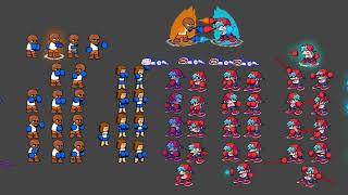 FNF Matt Vs BF Sprite Sheets (Whitty Full Series + Snowball Fight Update)