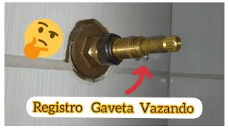 Registro Deca de gaveta Vazando 👷 aprenda a Consertar