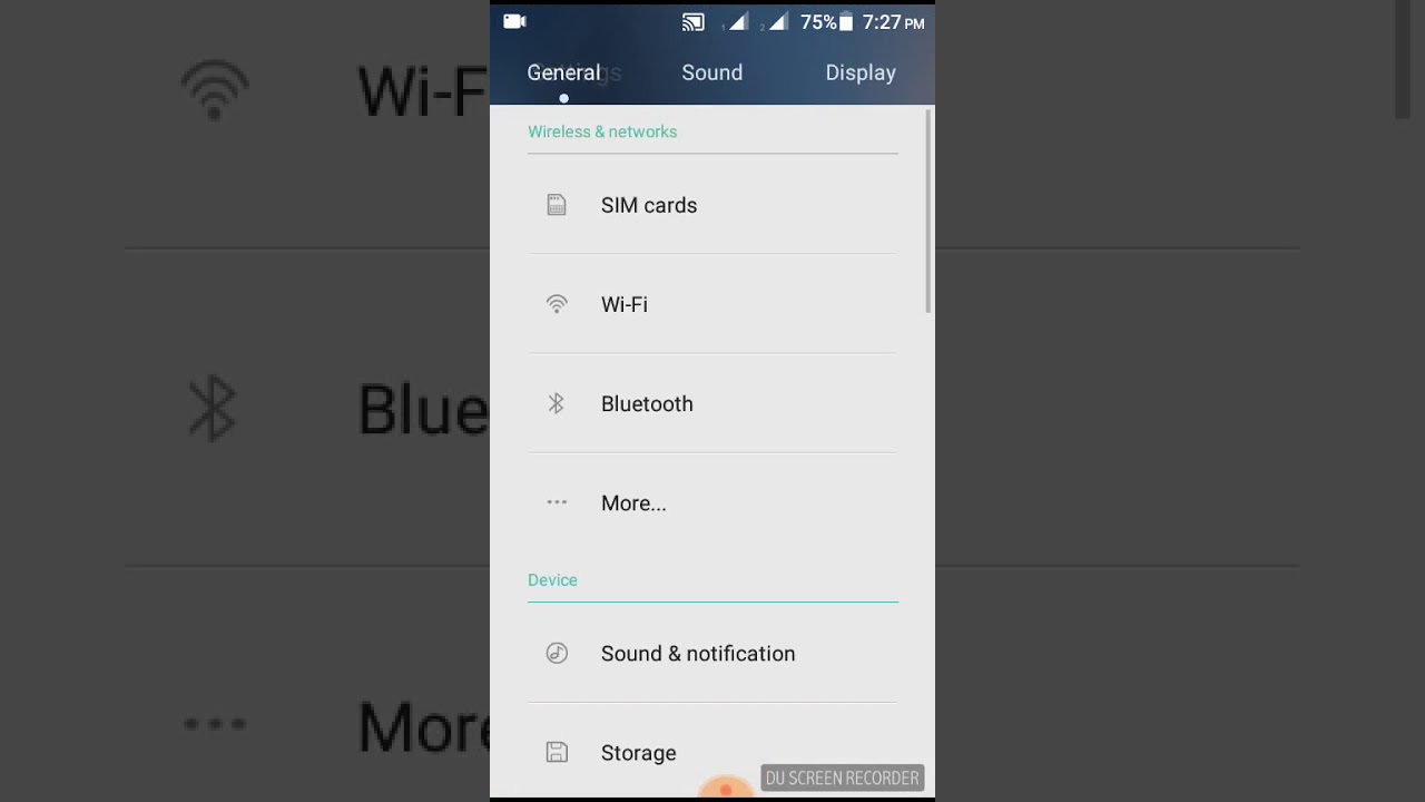 Lava iris 50 internet open