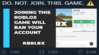 Joining Roblox Games DELETES Your Account... by Modern_Chris 44,920 views 1 year ago 1 minute, 49 seconds