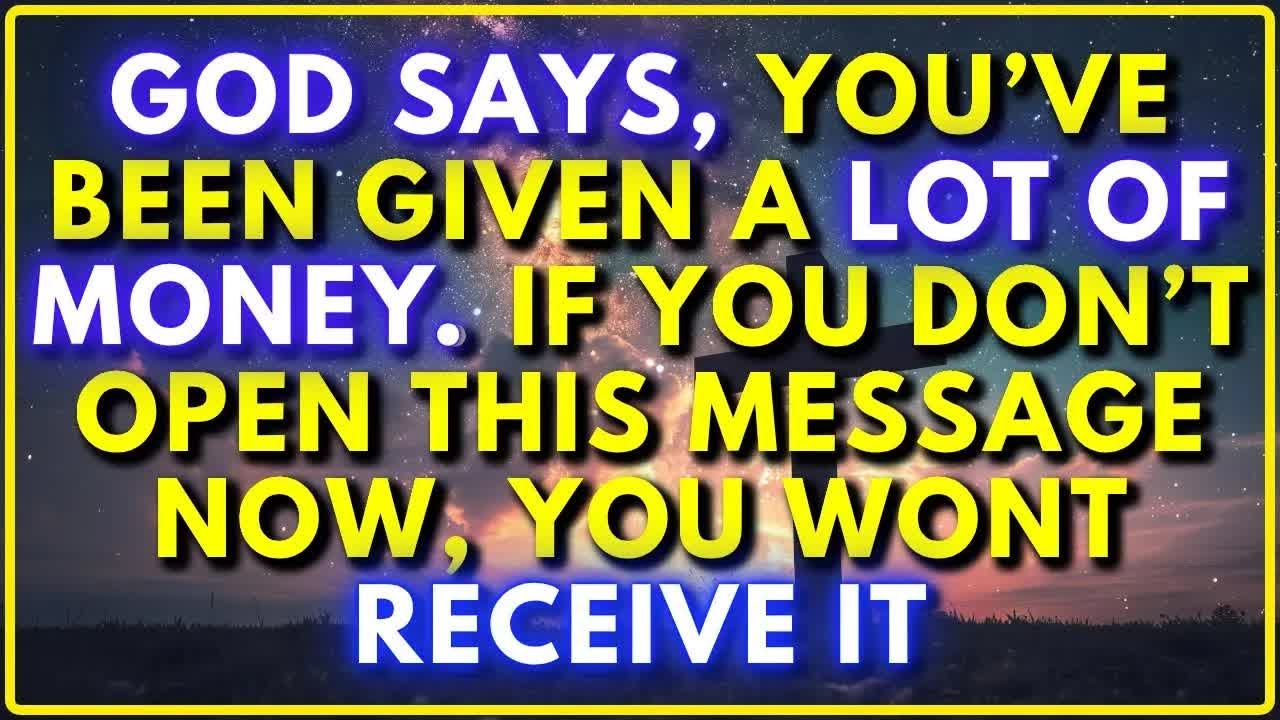 🧾💰 GOD SAYS： You’ve Been Chosen for a Financial Breakthrough —Open This Now or Miss It ｜ God M