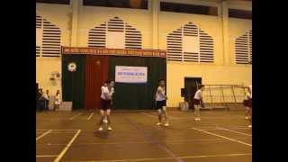 Phần dự thi Aerobic khoa KHXH năm học 2014- 2015