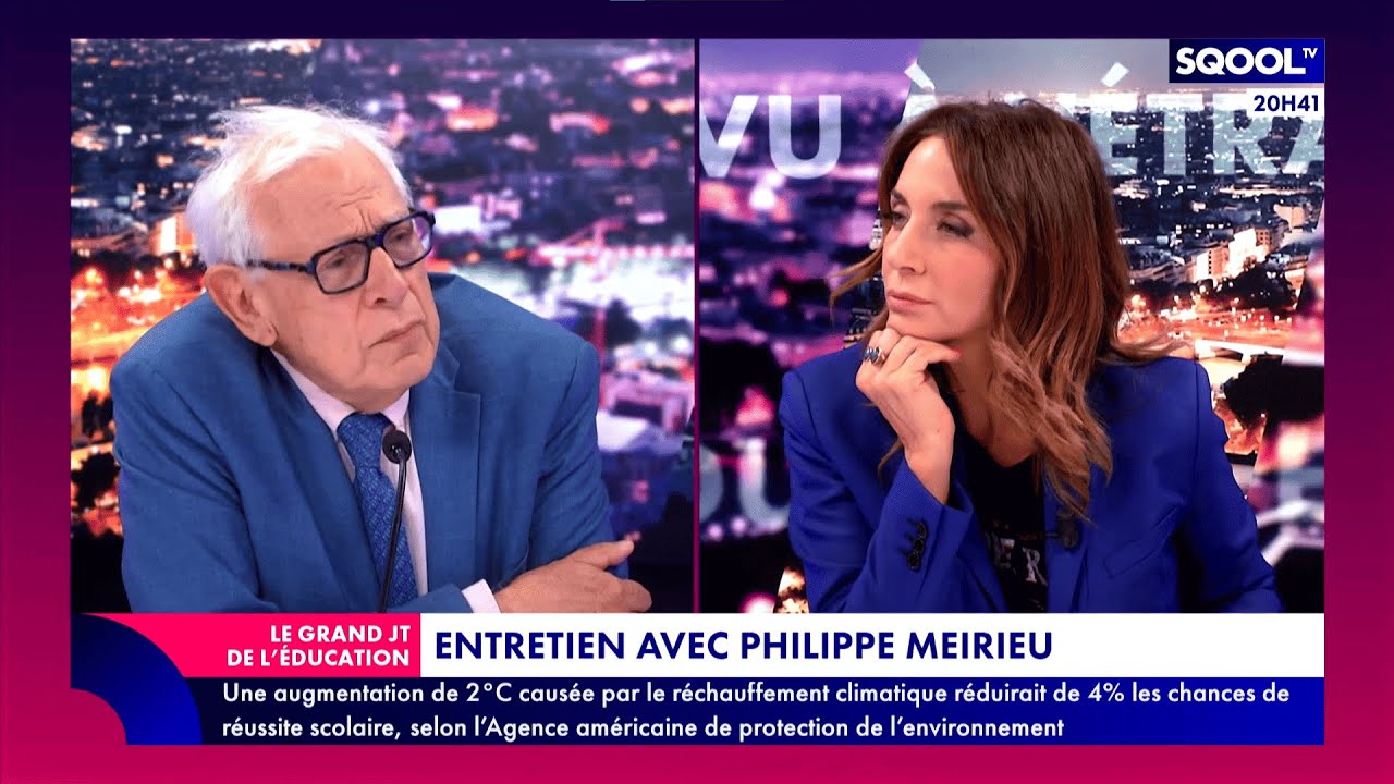 Le Grand JT de l'Éducation (13/09/2024) - Entretien avec Philippe Meirieu
