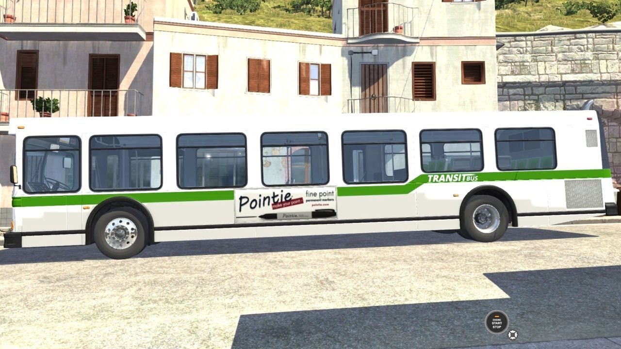 BeamNG Drive Update - Bus Driving in Italy
