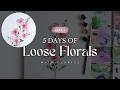 Day 1 - Painting Loose Watercolour Florals with Clarice
