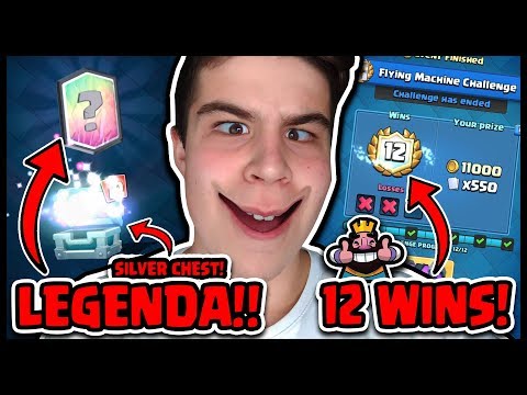 LEGENDA ZE SILVER CHEST & 12 WINS V FLYING MACHINE CH. !! | CLASH ROYALE CZ/SK | OGY - LEGENDA ZE SILVER CHEST & 12 WINS V FLYING MACHINE CH. !! | CLASH ROYALE CZ/SK | OGY