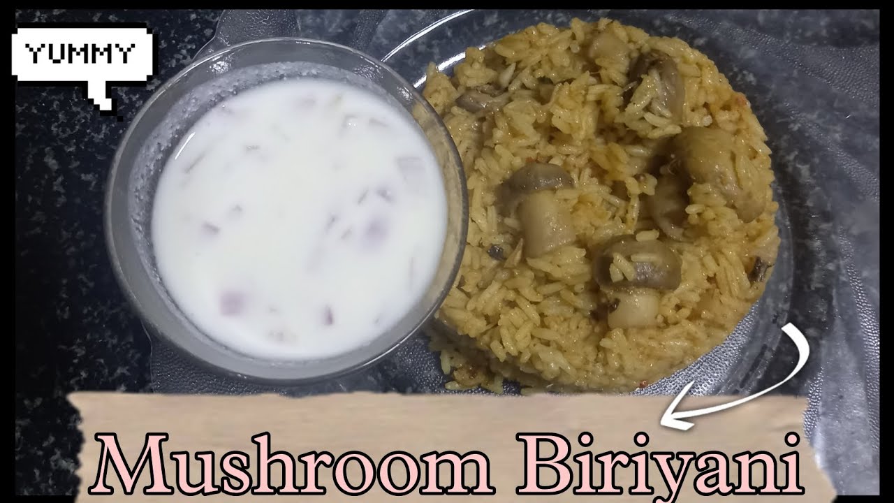 MUSHROOM BIRIYANI🍄 Recipe in KANNADA cookingvideo southindianstyle