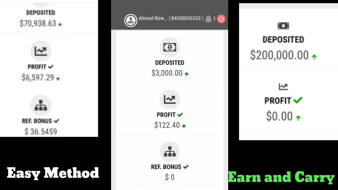 upload your payment deposits slip in your b4u account | deposits processing method | deposits paymen