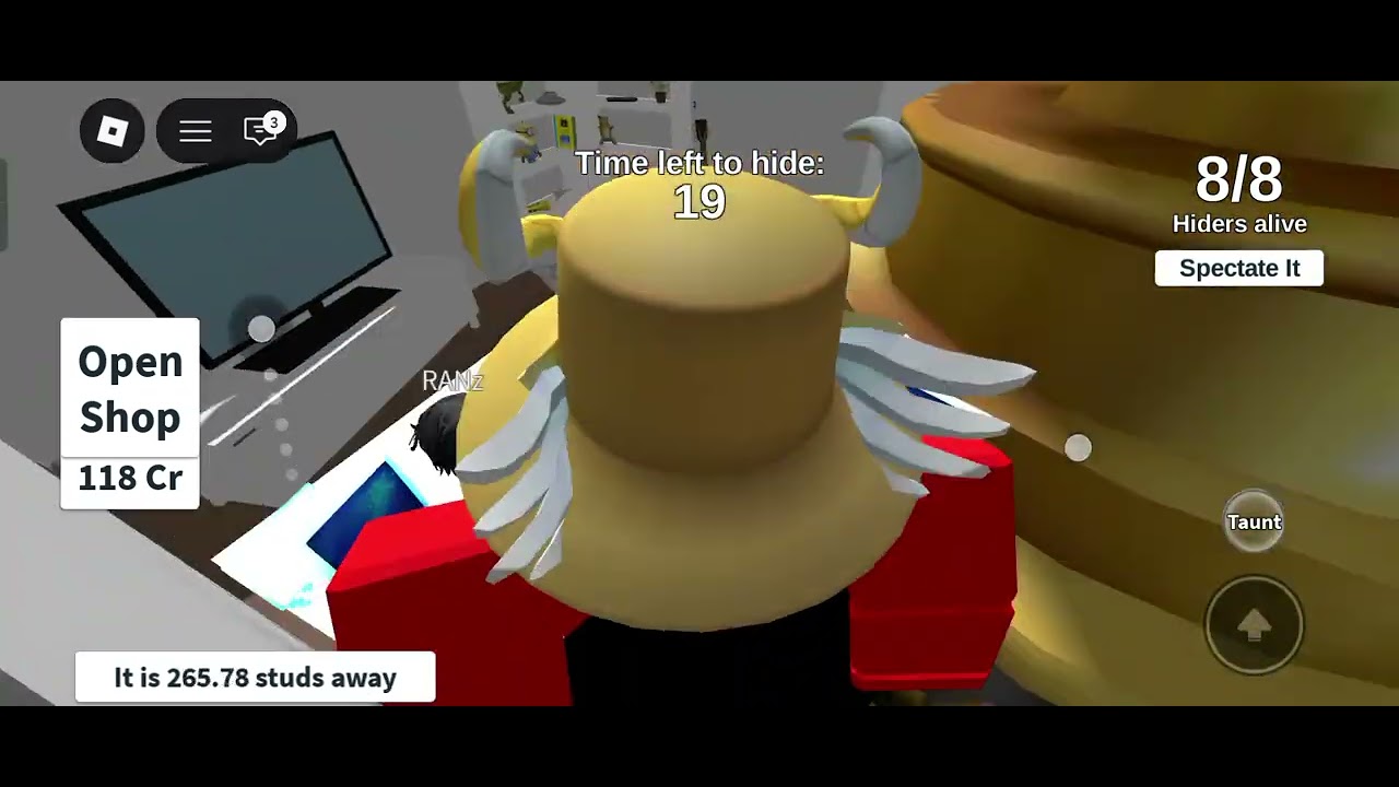 Playing as Hide and Seek IT vs Friends Roblox Gameplay Episode 2