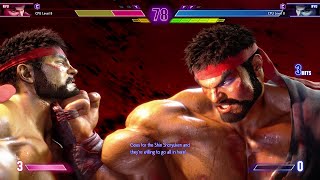 Street Fighter 6 Demo Gameplay - Ryu vs Ryu (Cpu Level 8)