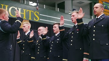 ROTC Commissioning Ceremony 2018 at Clarkson University