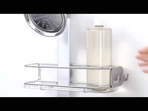 simplehuman corner shower/bath caddy from Things4MyHome.com - video  Dailymotion