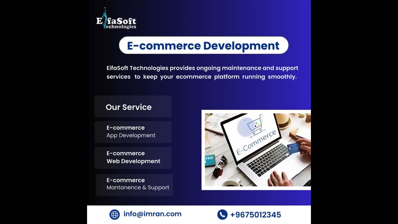 E-commerce websites design & development.