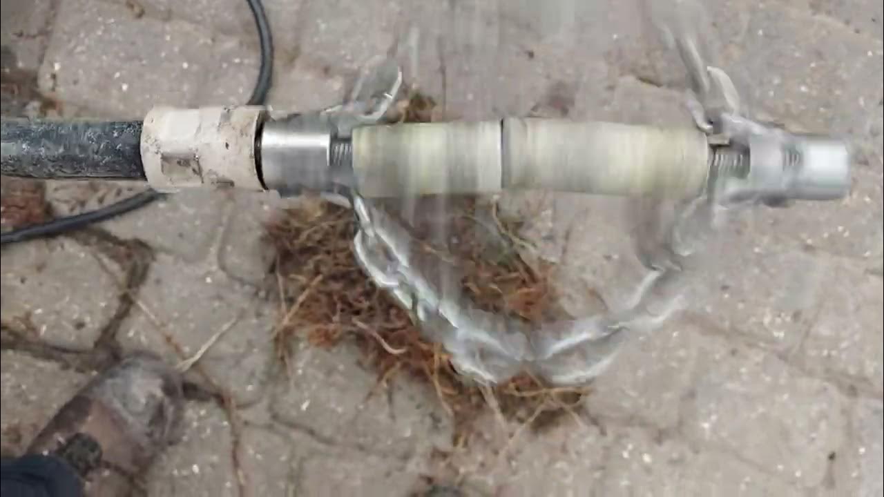high speed drain cleaning and root removal picote YouTube