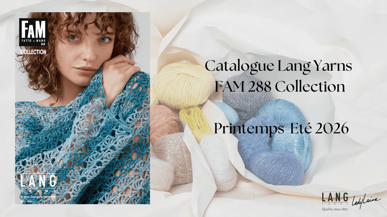 📗Catalogue tricot et crochet Lang Yarns FAM 288 Collection