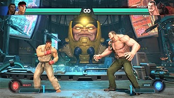 Ryu & Spencer vs Haggar & Monster Hunter (Hardest AI) - Marvel vs Capcom: Infinite