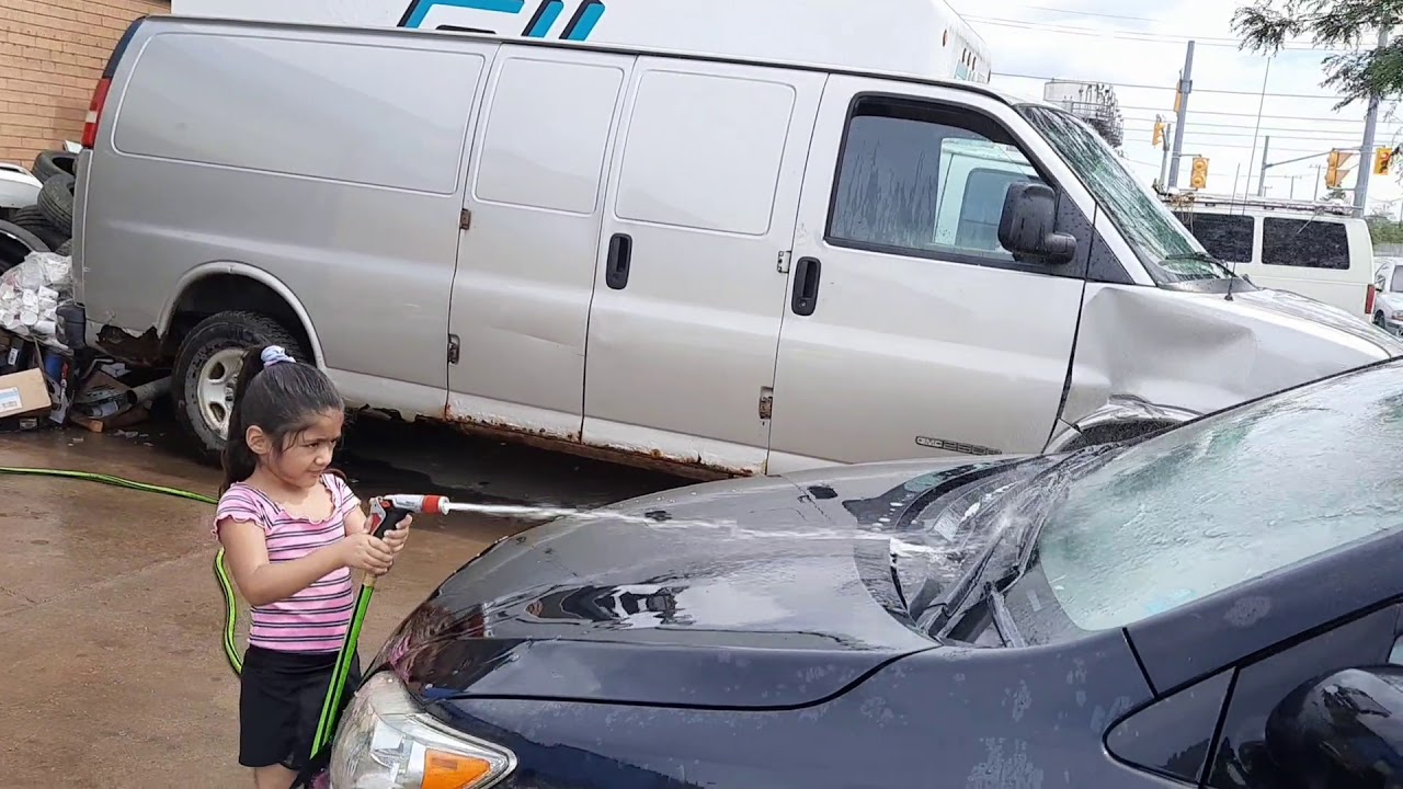 How to car wash with baby YouTube