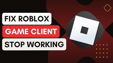 How To Fix Roblox Game Client Has Stopped Working (Easy) !