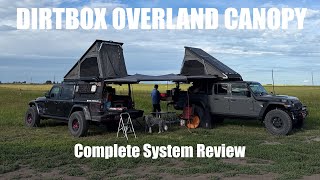Dirtbox Overland Canopy Review - Complete Gladiator Bed Camper System"