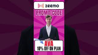 Zeemo.ai Promo Code : (AVA) Get 10% Off On All Subscription Plans