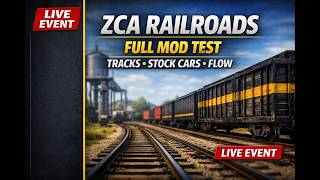 Testing the Placable Railroad Mod on Farming Simulator 25