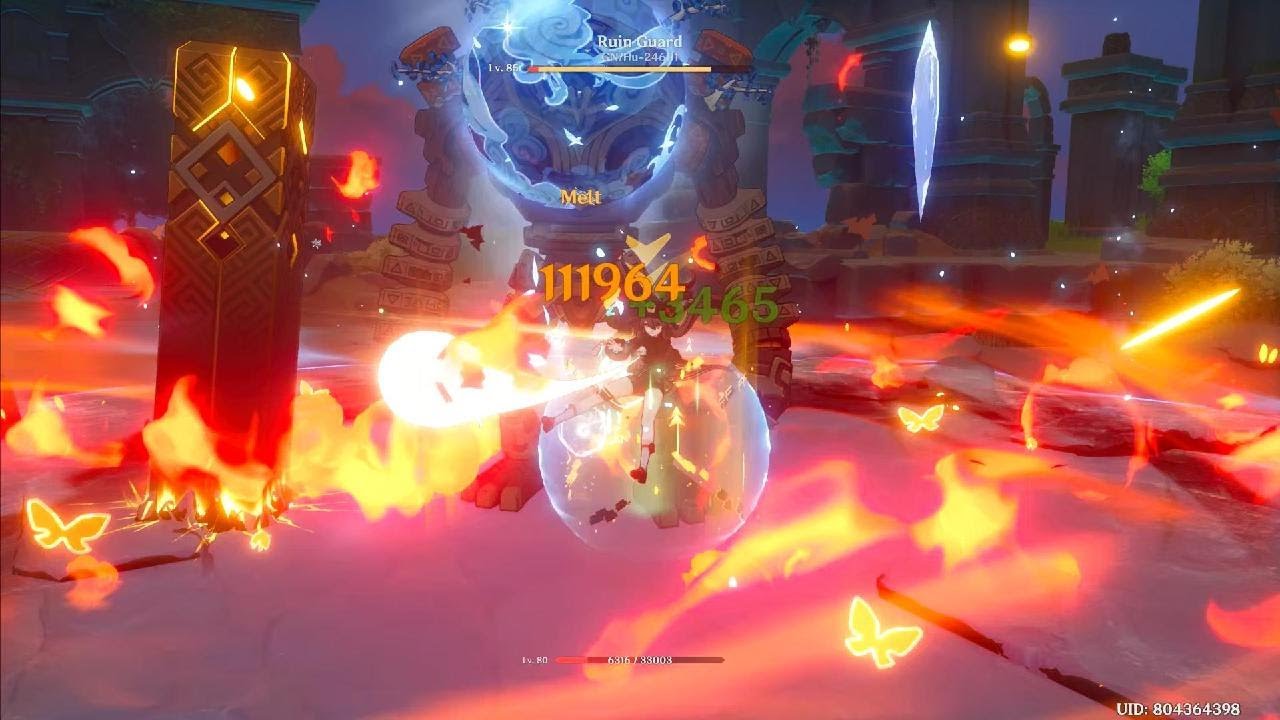 HUTAO WITH LAVAWALKER ??? Genshin Impact YouTube