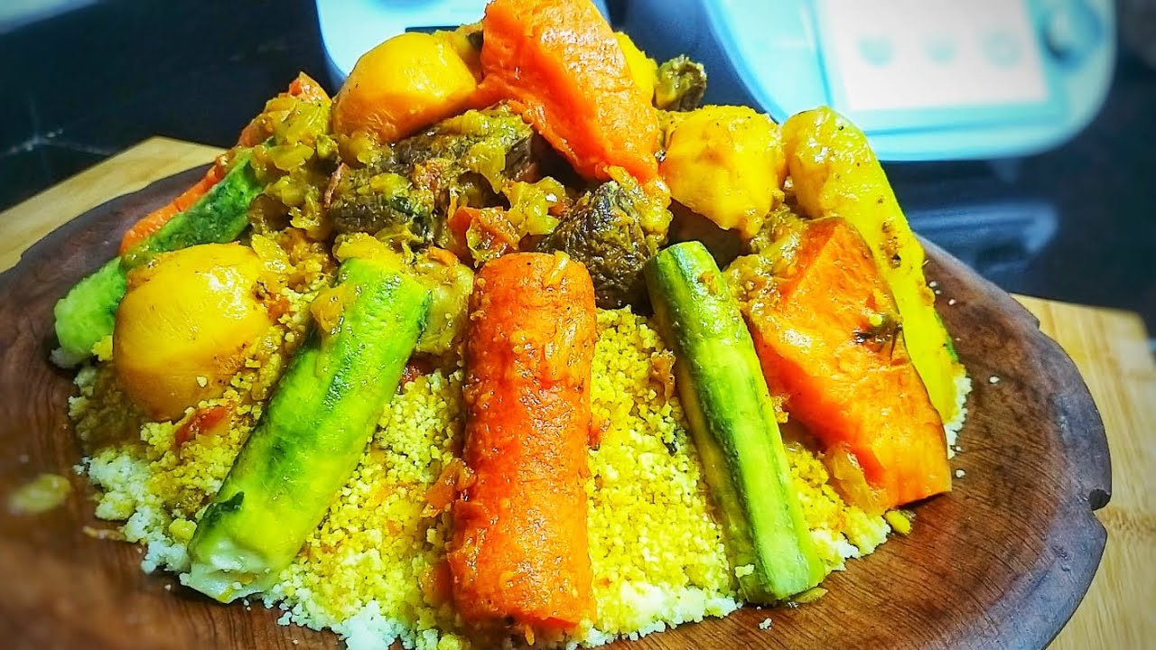 Recette couscous marocain Thermomix à la Viande et Légumes | Recette Thermomix
