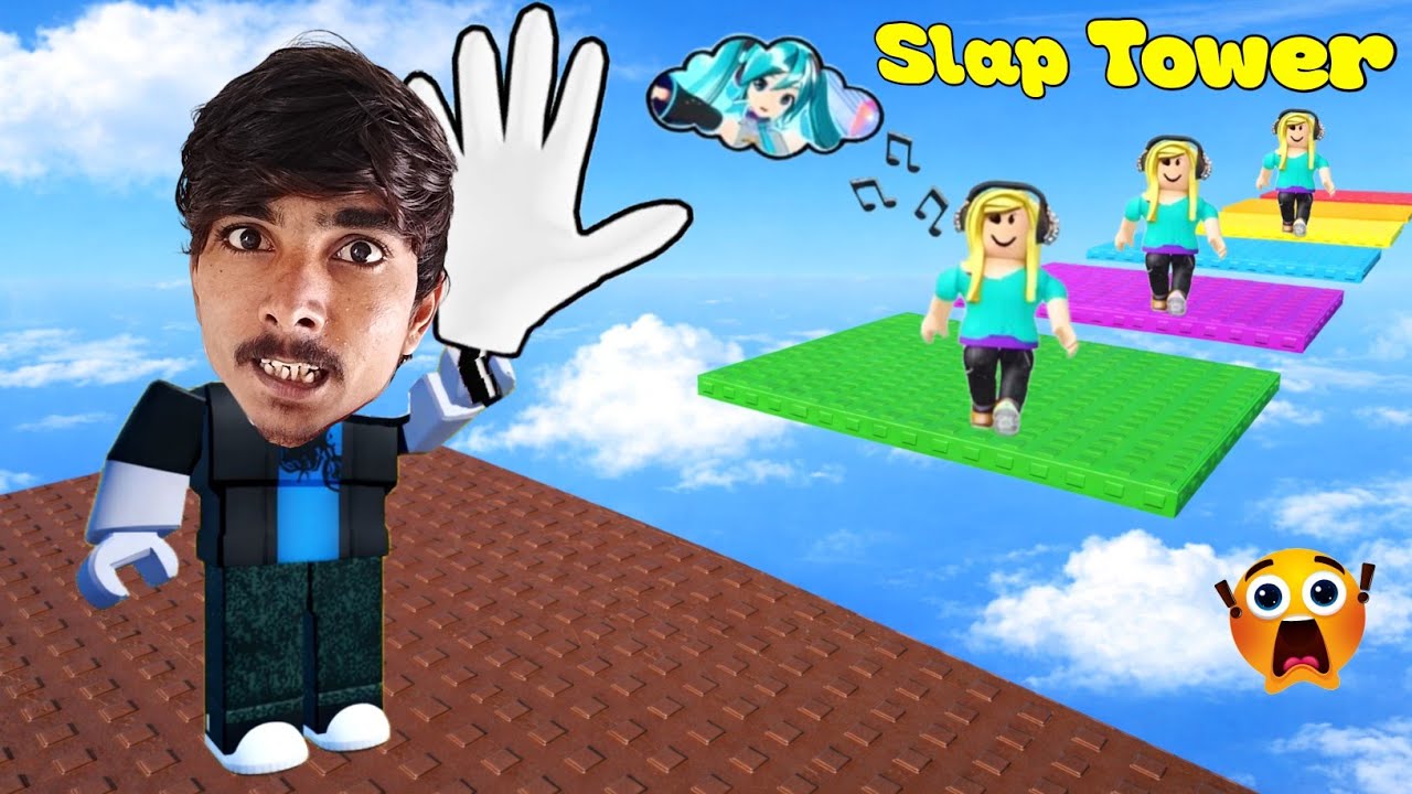 Me Play Troll Slap Tower Roblox Complete Slap Tower Mast Watch Funny Commentary 🤣