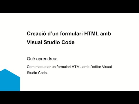 Vídeo: Per què fem servir l'acció del formulari en HTML?