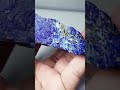 250 gram top quality self standing intense blue mine 4 lapis lazuli stone with golden pyrite bands