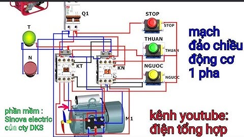 hướng dẫn đấu mạch đảo chiều động cơ 1 pha,#mạchđaỏchiềuđộngcơ1pha,#điệntổnghợp,#electricsimulation