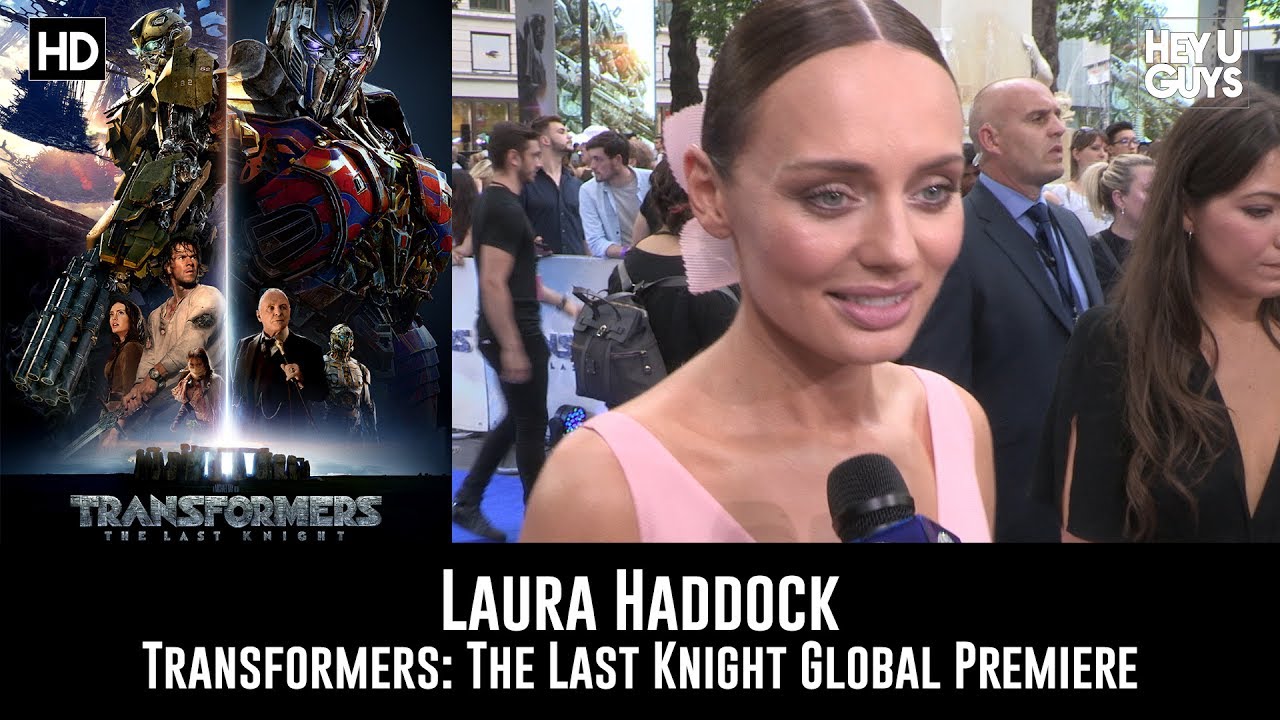 Laura Haddock Transformers: The Last Knight Premiere Interview