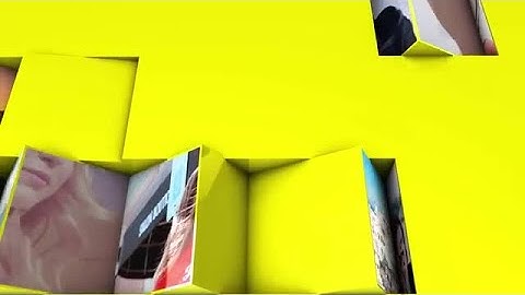 Mosaic Cube Reveal After Effects Templates