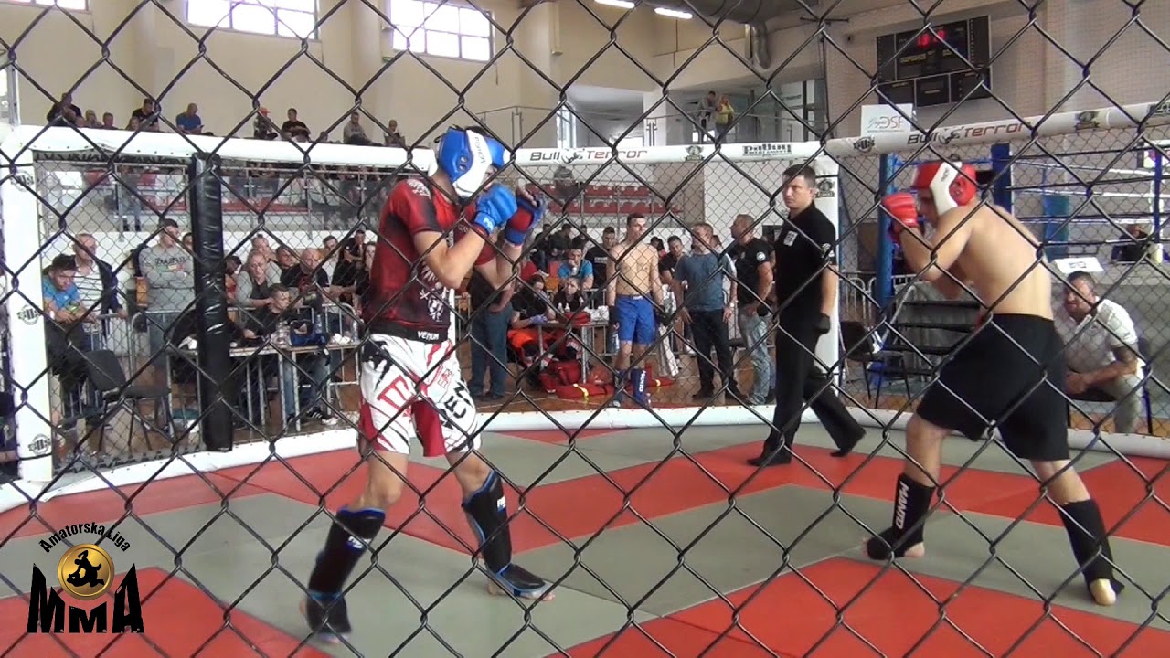 ALMMA 155 Lublin KO Junior 77 kg Krukar J vs Kosior B - YouTube