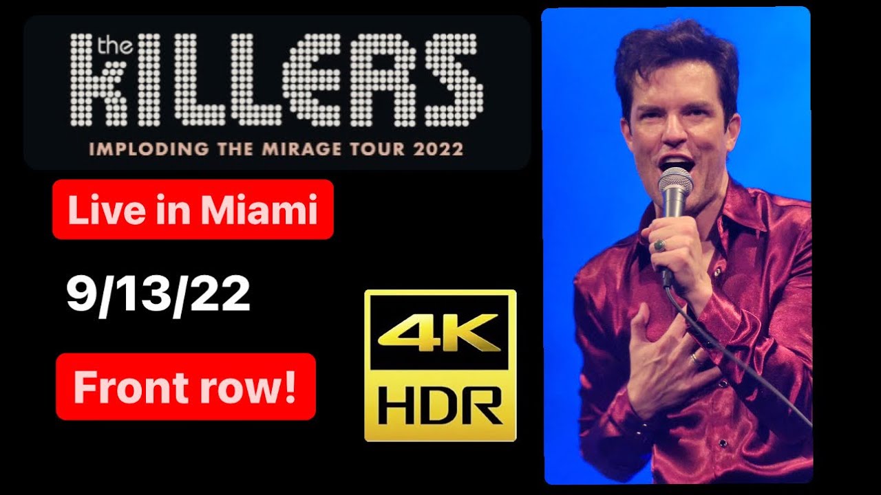 the killers tour september 2022