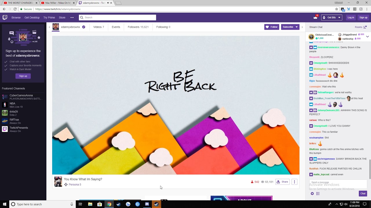 Danny Brown twitch exclusive songs