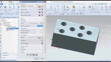 Nx Ug CAM Peck Drill Operation