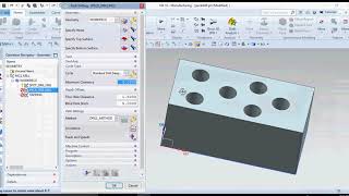 Nx Ug CAM Peck Drill Operation