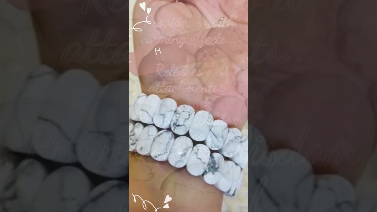 Howlite crystal for anger issues!