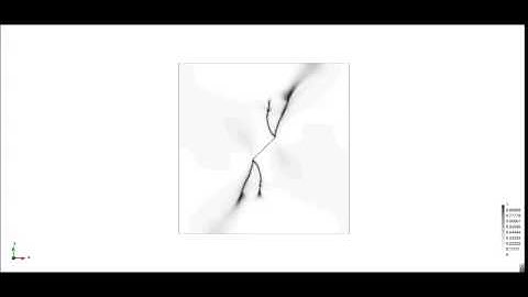 A rock column with a single inclined flaw under compression